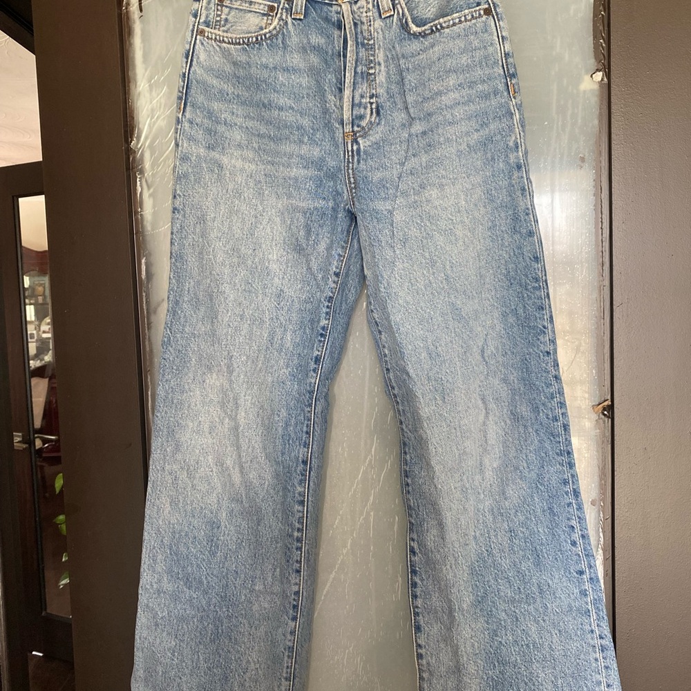 Aritzia Denim Forum Farrah High-Rise Wide Leg Jeans
